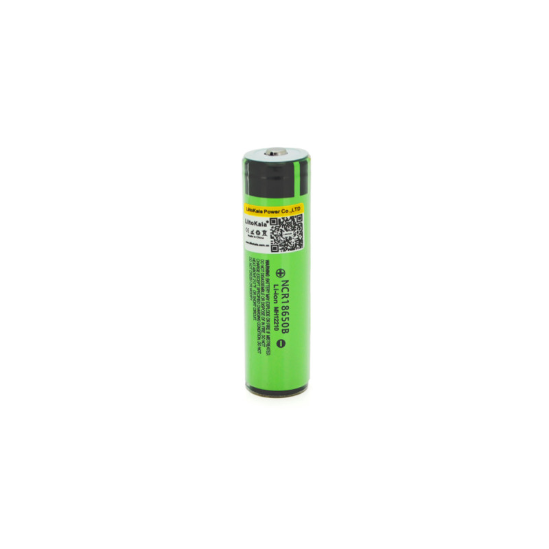 Акумулятор 18650 3400mAh (3200-3400mah), 3.7V (2.75-4.2V), green, OEM Liitokala (Lii-34B-PCB)