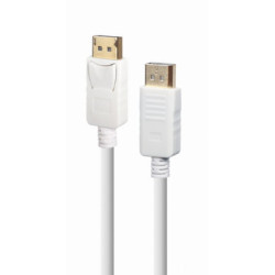 Кабель мультимедійний DisplayPort M to DisplayPort M 1.8m V1.2 Cablexpert (CC-DP2-6-W)