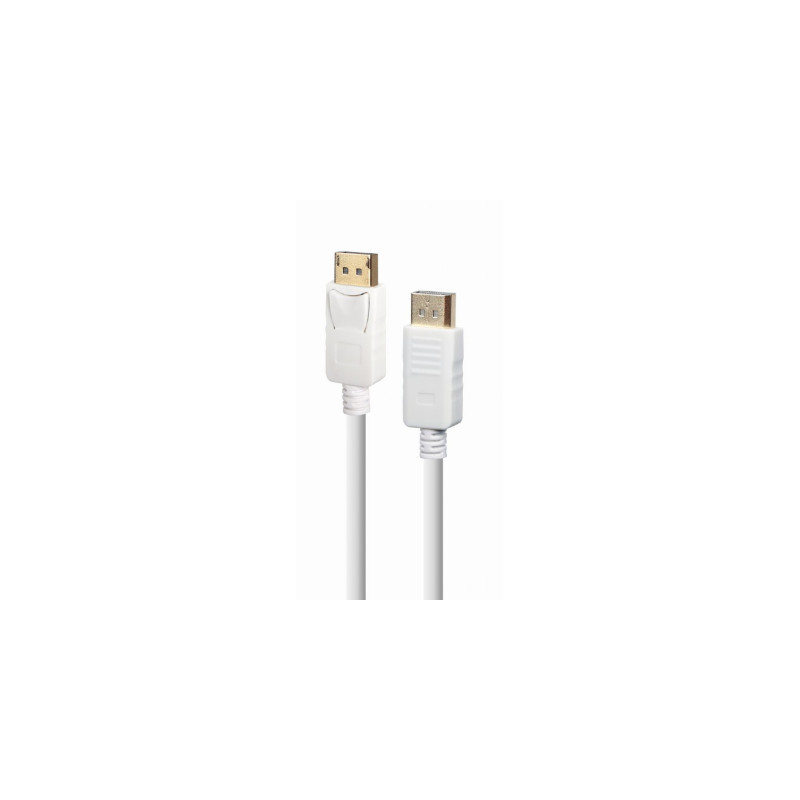 Кабель мультимедійний DisplayPort M to DisplayPort M 1.8m V1.2 Cablexpert (CC-DP2-6-W)