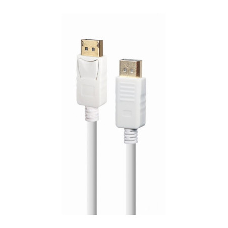 Кабель мультимедійний DisplayPort M to DisplayPort M 1.8m V1.2 Cablexpert (CC-DP2-6-W)