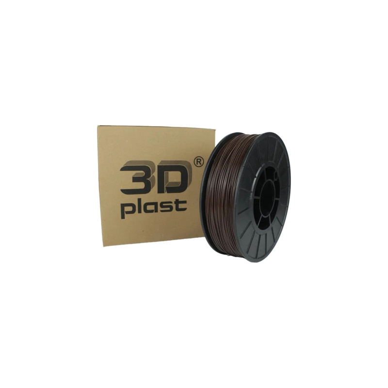 Пластик для 3D-принтера 3Dplast PLA 1.75мм, 0.85кг, brown (3DPLA17508BRN)