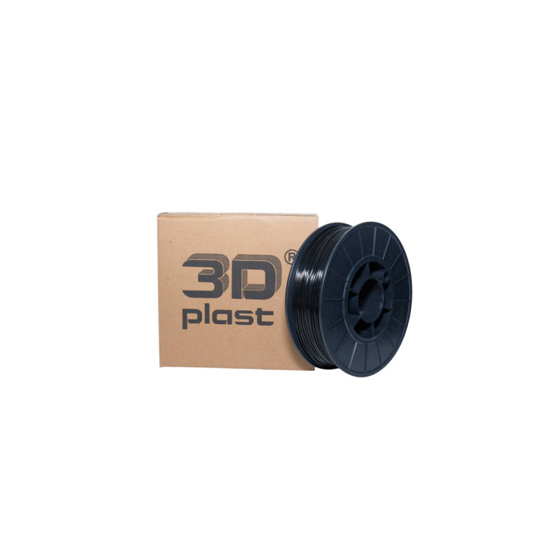 Пластик для 3D-принтера 3Dplast PLA 1.75мм, 0.85кг, gray-graphit (3DPLA17508GGF)