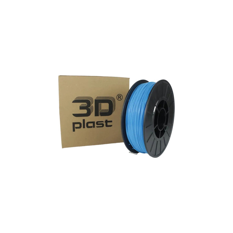 Пластик для 3D-принтера 3Dplast PETG 1.75мм, 0.85кг, light-blue (3DPTG17508BLU)