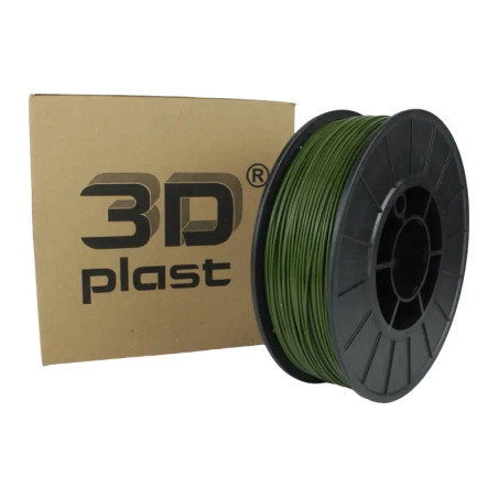 Пластик для 3D-принтера 3Dplast PLA 1.75мм, 0.85кг, khaki (3DPLA17508HKI)