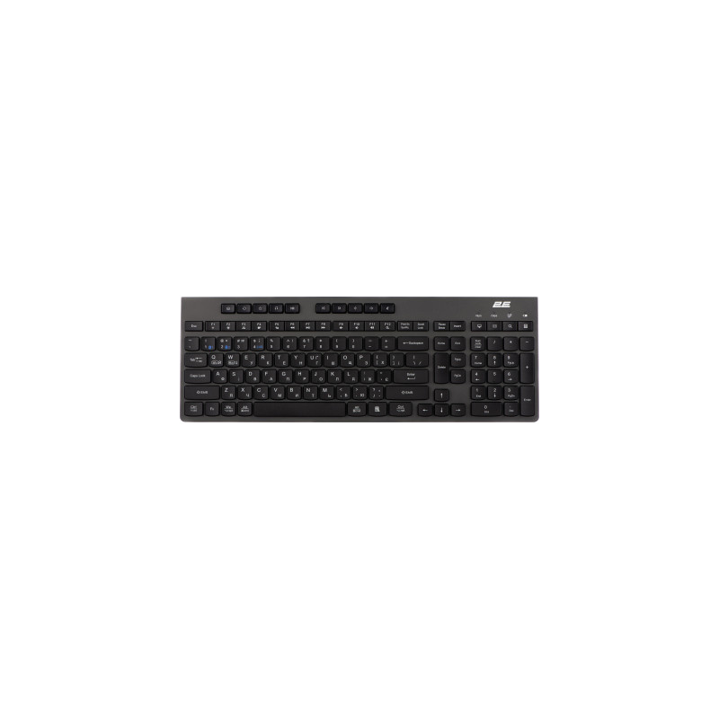 Клавіатура 2E KS280 Wireless/Bluetooth Black-Gray (2E-KS280WBGR_UA)