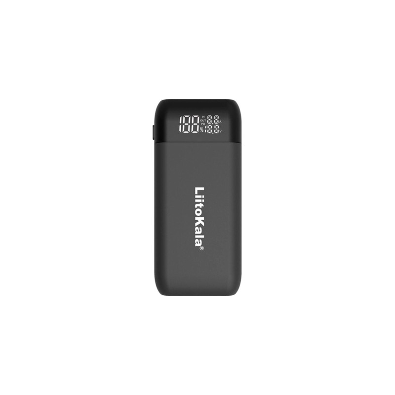 Зарядний пристрій для акумуляторів Liitokala 2 Slots, w func. Powerbank/PD/QC, USB/Type-C, LED disp, 18650/21700 (Lii-MP2)