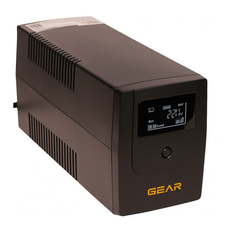 Пристрій безперебійного живлення GEAR GU-800PLCD