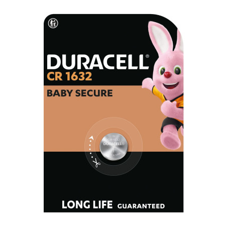 Батарейка CR 1632 спеціальна літієва типу таблетка 1632 3V, 1 шт. в упаковці Duracell (5011068)
