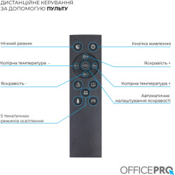 Настільна лампа OfficePro LED лампа на монітор SL210B (SL210B)