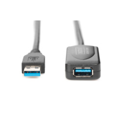 Дата кабель USB 3.0 AM/AF 5.0m Active Cable Digitus (DA-73104)