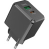 Зарядний пристрій HOCO CS14A Ocean 1xUSB-C PD20W + 1xUSB QC3.0 Black (6942007603898)