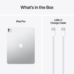 Планшет Apple iPad Pro 13" M5 Wi‑Fi + Cellular 256GB with standard glass - Silver (ME7X4TY/A)