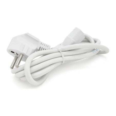 Кабель живлення C13 1,5m PC-186 CEE7/17-C13 0.75mm 3 pin white Ritar (PC-186 CEE7/17-C13-1,5)