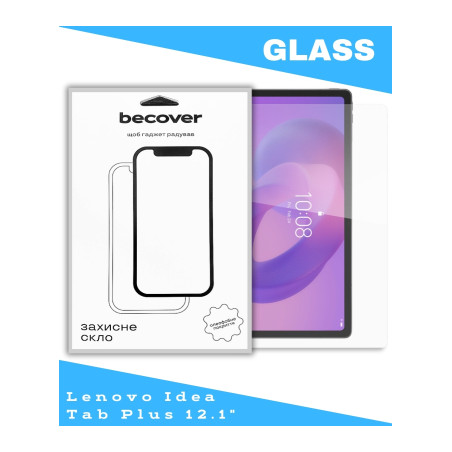 Скло захисне BeCover Lenovo Idea Tab Plus 12.1" (714902)
