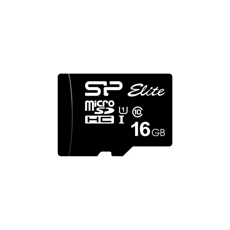 Карта пам'яті Silicon Power 16Gb microSDHC UHS-I class 10 (SP016GBSTHBU1V10SP)