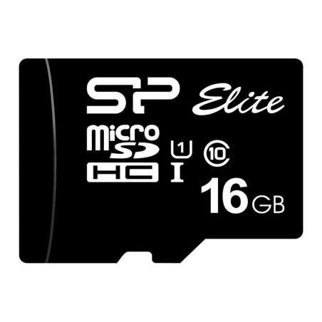 Карта пам'яті Silicon Power 16Gb microSDHC UHS-I class 10 (SP016GBSTHBU1V10SP)