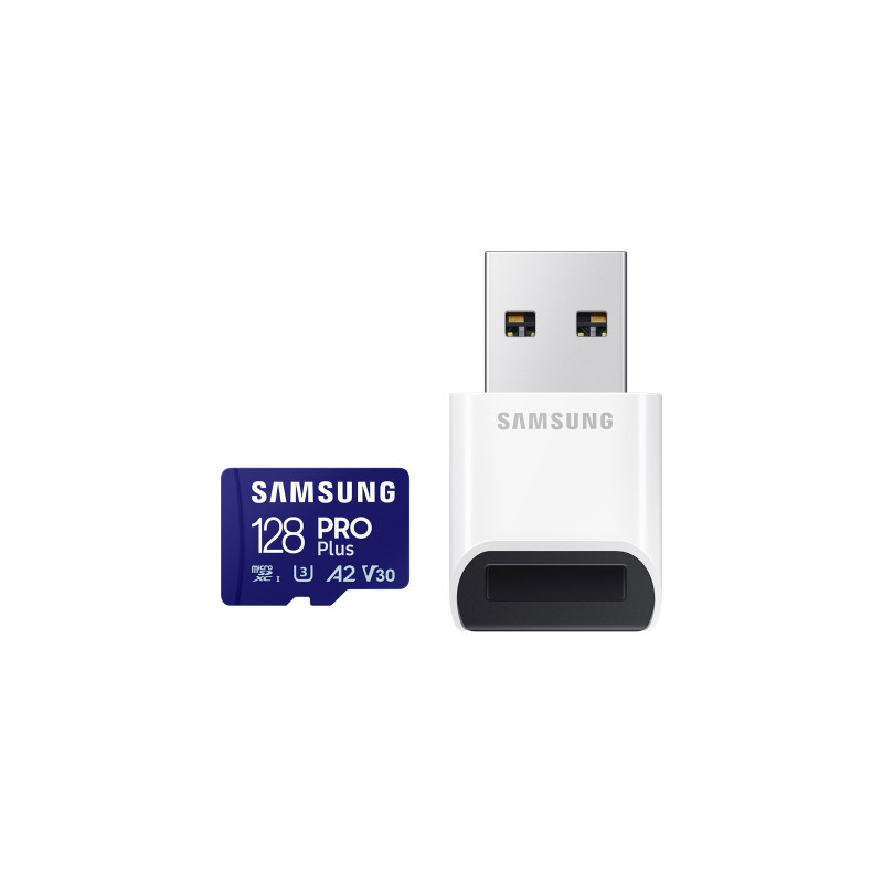 Карта пам'яті Samsung 128GB microSDXC calss 10 UHS-I V30 Pro Plus (MB-MD128SB/WW)