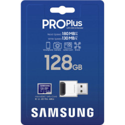 Карта пам'яті Samsung 128GB microSDXC calss 10 UHS-I V30 Pro Plus (MB-MD128SB/WW)