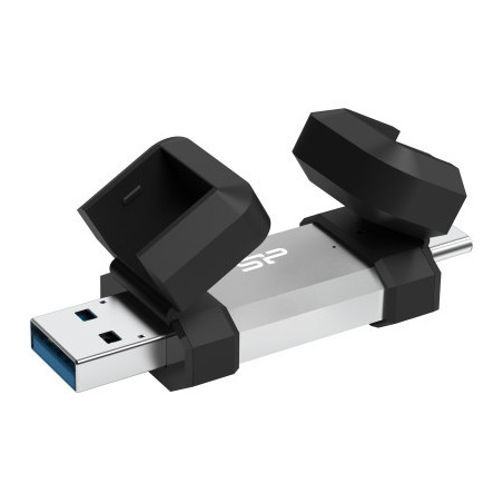 USB флеш накопичувач Silicon Power USB 64G SILICON POWER usb3.2+TypeC Mobile C51 (SP064GBUC3C51V1S)
