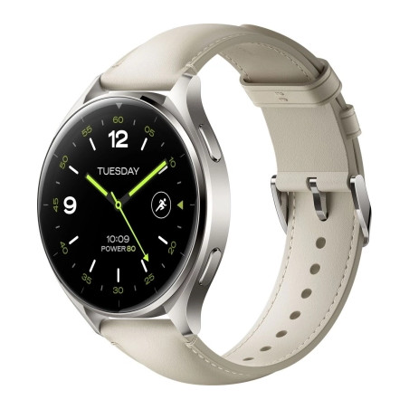 Смарт-годинник Xiaomi Watch 2 Titan BHR9306GL Gray Case White Leather Strap (1093970)