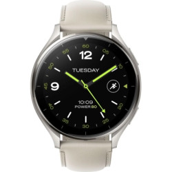 Смарт-годинник Xiaomi Watch 2 Titan BHR9306GL Gray Case White Leather Strap (1093970)