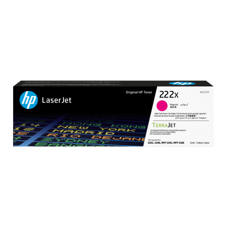 Картридж HP CLJ  222X Magenta 2.5K (W2223X)