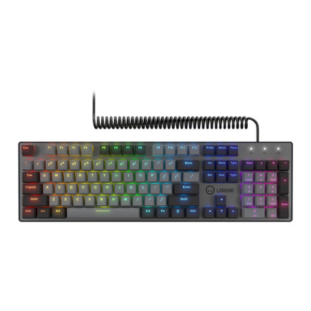 Клавіатура Lorgar Azar 514 RGB USB UA Black (LRG-GK514B-UA)