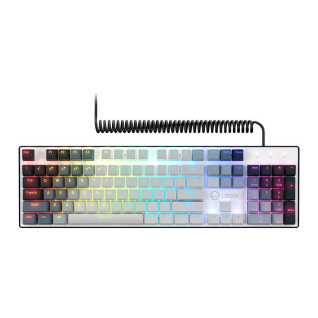 Клавіатура Lorgar Azar 514 RGB USB UA White (LRG-GK514W-UA)
