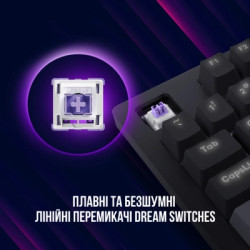 Клавіатура Lorgar Azar 514 RGB USB UA White (LRG-GK514W-UA)