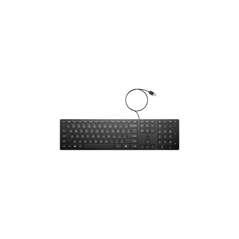 Клавіатура HP 320K USB UA Black (9SR37UT)