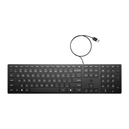Клавіатура HP 320K USB UA Black (9SR37UT)