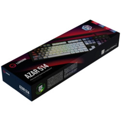 Клавіатура Lorgar Azar 514 RGB USB UA White (LRG-GK514W-UA)