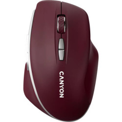 Мишка Canyon MW-21 Wireless Blue LED Burgundy (CNS-CMSW21BR)