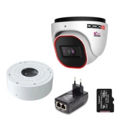 IP-відеокамера 4 Мп Provision-ISR DI-340IPEN-28-V5 (2.8 мм) з вбудованим мікрофоном і відеоаналітикою для системи відеонагляду