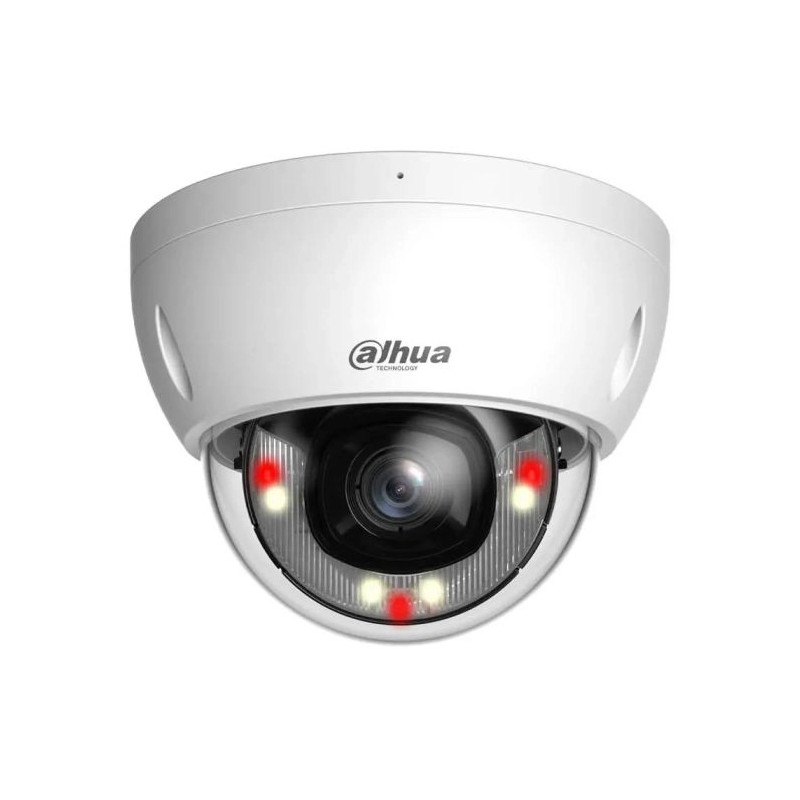 IP-відеокамера 2 Мп Dahua DH-IPC-HDBW2249E-S-IL (2.8 мм) з подвійним підсвічуванням та мікрофоном для системи відеонагляду