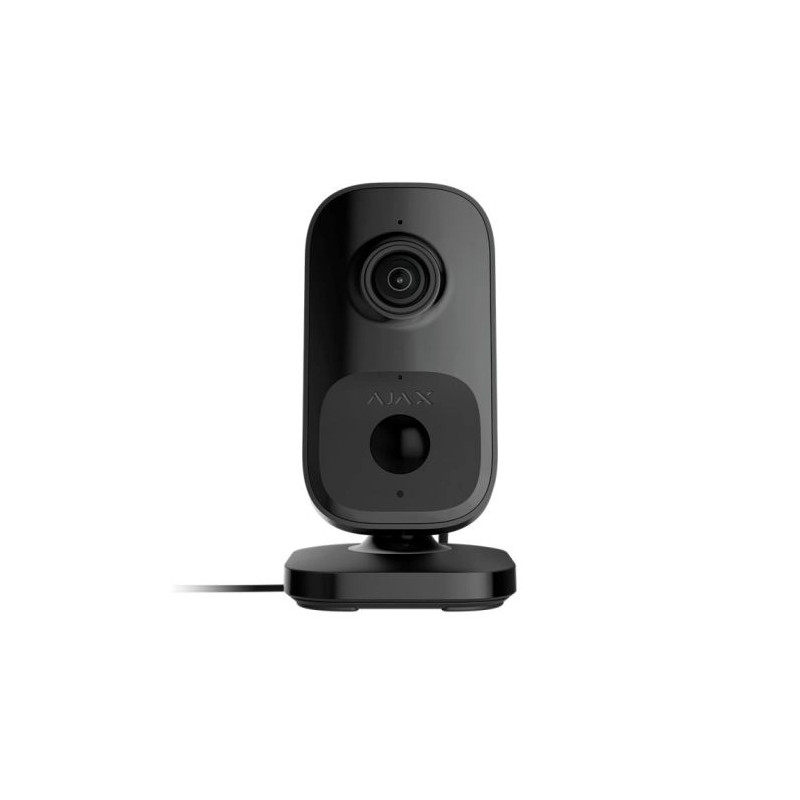 Wi-Fi камера відеоспостереження Ajax IndoorCam black з ІЧ датчиком руху та вбудованим ШІ