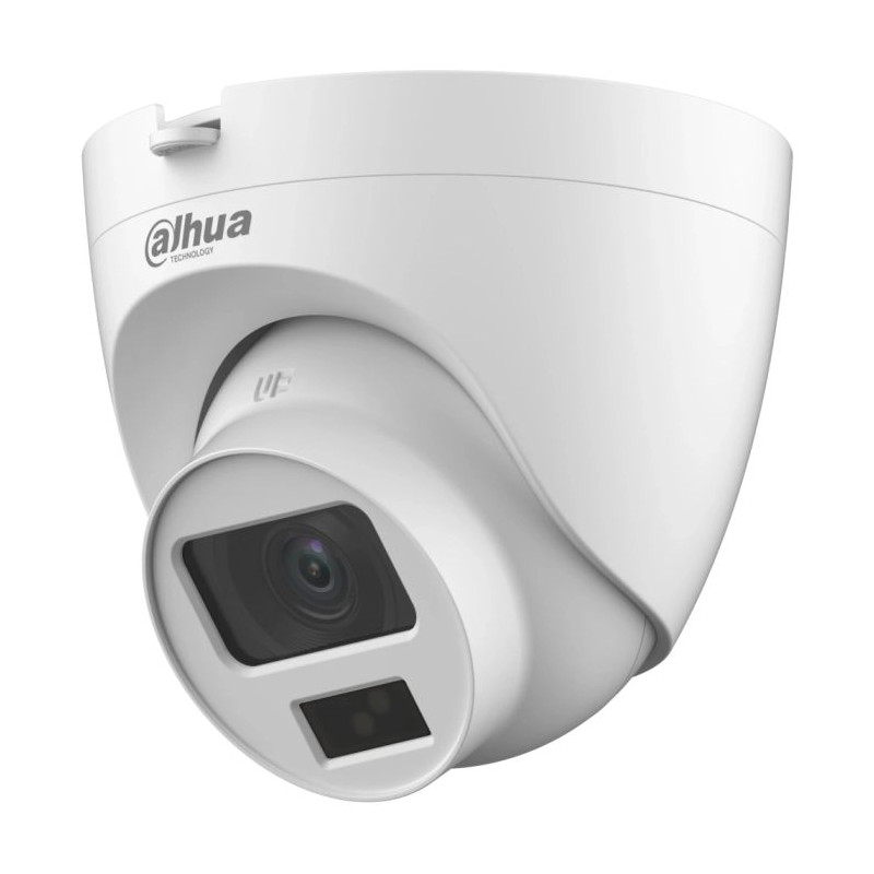 HDCVI відеокамера 2 Мп Dahua DH-HAC-HDW1200CLQP-IL-A (2.8 мм) з вбудованим мікрофоном для системи відеоспостереження