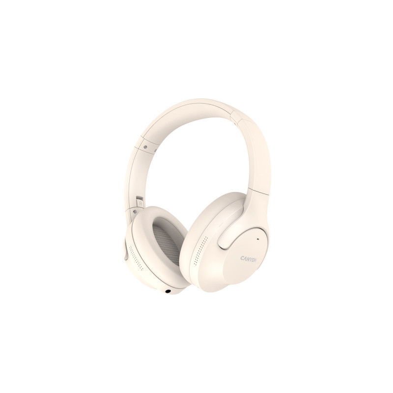Навушники Canyon OnRiff 10 ANC Bluetooth Beige (CNS-CBTHS10BG)