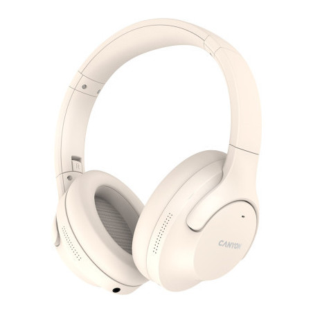 Навушники Canyon OnRiff 10 ANC Bluetooth Beige (CNS-CBTHS10BG)
