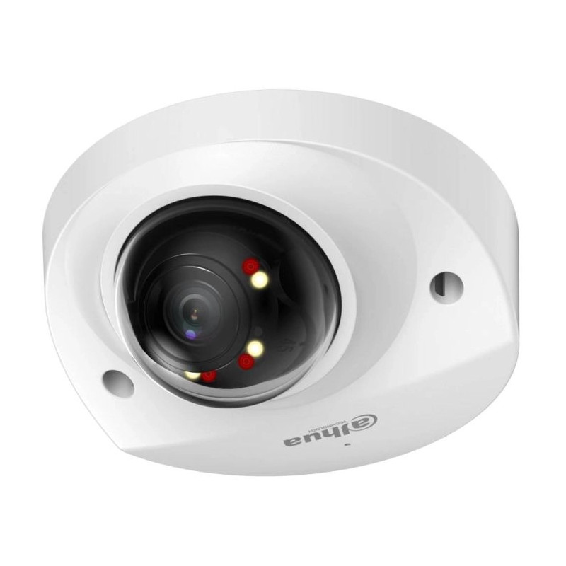 IP-відеокамера 4 Мп Dahua DH-IPC-HDBW2449F-AS-IL (2.8 мм) з подвійним підсвічуванням та мікрофоном для системи відеонагляду