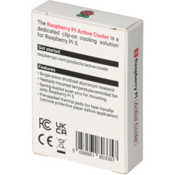 Радіатор охолодження для Мікро ПК Raspberry Pi with fan for Raspberry Pi 5 (SC1148/OFI118)