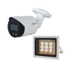 Комплект: IP-відеокамера 4 Мп Dahua DH-IPC-HFW2449S-S-IL (2.8 мм) з подвійним підсвічуванням + ІЧ-прожектор Lightwell LW9-100IR4
