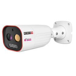 IP-відеокамера 5 Мп Provision-ISR BLH-THERMAL-19 теплова (19 мм) + оптична (12 мм) для системи відеонагляду