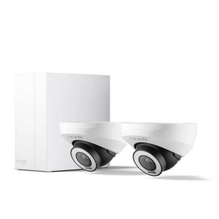 Комплект IP відеоспостереження CYVIO POE Dome 2Kit 8MP N2412D