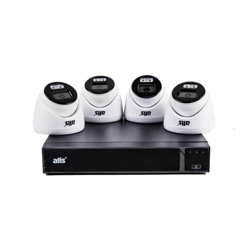 Комплект відеоспостереження ATIS kit 4 int