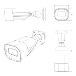 IP-відеокамера 4 Мп Provision-ISR I6-340IPEN-MVF-G-V4 (2.8-12 мм) для системи відеонагляду