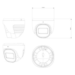 IP-відеокамера Provision-ISR DI-340IPEN-MVF-V4 для системи відеоспостереження