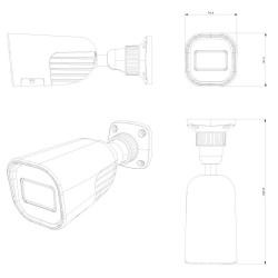 IP-відеокамера 4 Мп Provision-ISR BMH-340SRN-MVF (2.8-12 мм) з відеоаналітикою для системи відеонагляду