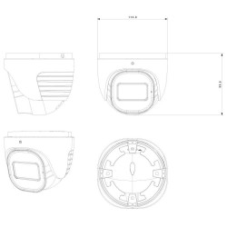 IP-відеокамера 4 Мп Provision-ISR DH-340IPSN-MVF (2.8-12 мм) з відеоаналітикою для системи відеонагляду