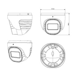 IP-відеокамера 4 Мп Provision-ISR DH-340ADN-MVF-V4 (2.8-12 мм) для системи відеонагляду